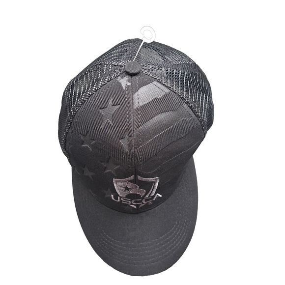 New USCCA Concealed Carry American Flag Trucker Snapback Mesh Hat Cap - Picture 5 of 9
